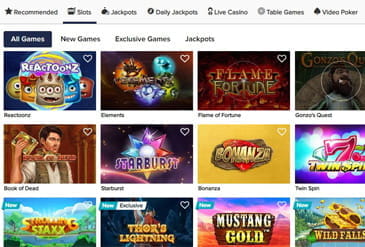 La sélection de Jeux au Casino en ligne de CasinoEuro