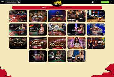 Casooal games selection