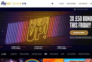 Foxy Casino homepage thumbnail