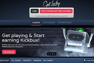 The Homepage of Get Lucky