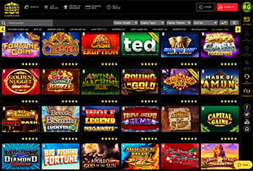 The Golden Nugget casino game selection in NJ.