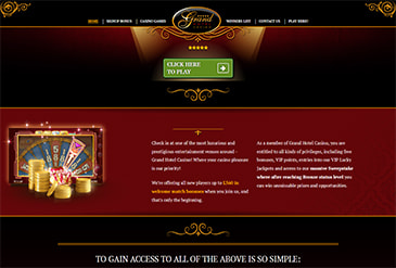 Grand Hotel Casino Homepage