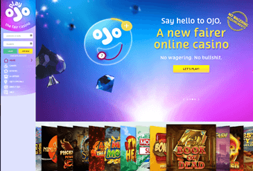 Preview homepage PlayOJO