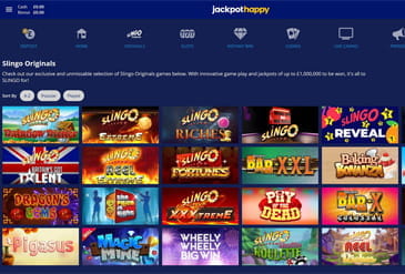 Thumbnail: Casino Games of Jackpot Happy UK