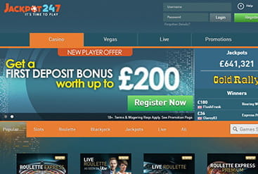 Jackpot247 Home Thumbnail