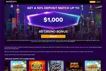 Jackpot City casino platform