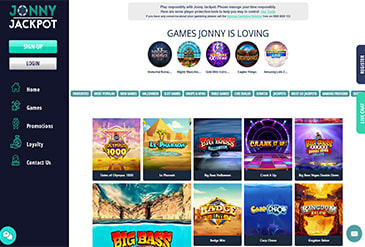 Jonny Jackpot’s homepage