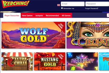 A selection of the player favourites at Kerching Casino