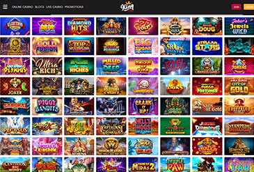 King Casino games variety
