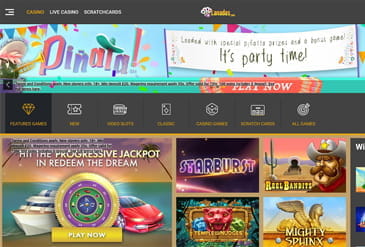 Some of the featured games at Lanadas Casino