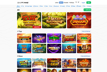 Lottomart game selection