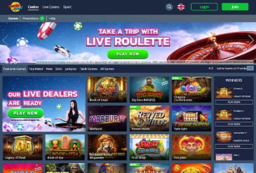 LuckLand casino homepage