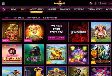 Thumbnail of Casino Game Selection of Lucky Niki