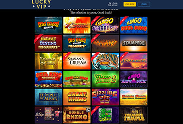 Lucky VIP Homepage