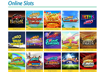 LuckyMe Slots Game Selection Screenshot
