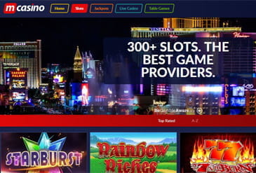 The Game selection of M Casino