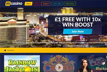 The Homepage of M Casino