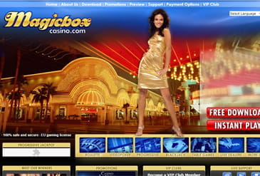 Thumbnail: Magicbox Casino Homepage