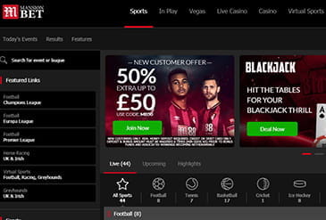 MansionBet Homepage