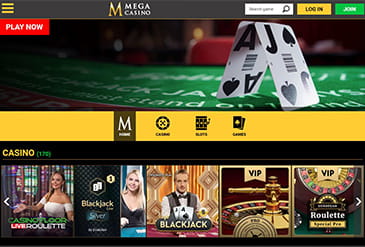 Mega casino Homepage