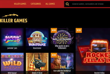 Casino Game Selection at Metal Casino