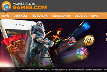 Mobile Slots Games Homepage
