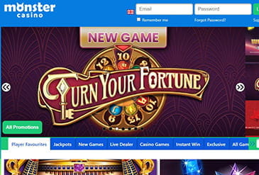 The Homepage of Monster Casino