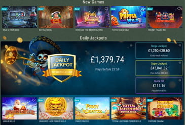 Casino Game Selection at Mr Smith casino