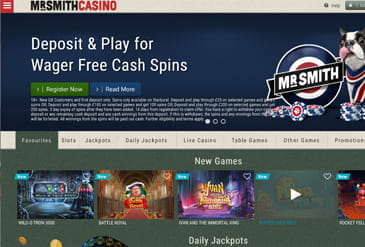 Mr Smith casino Homepage