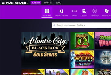 MustardBet Casino Games