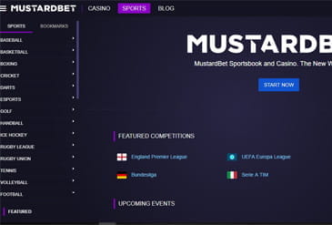 Mustardbet Homepage