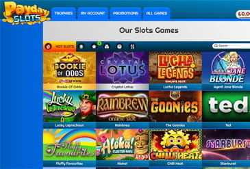 Casino Games at Payday Slots