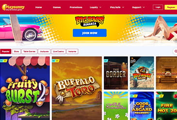 PlaySunny Homepage