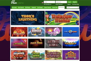 Games at Plum Casino UK