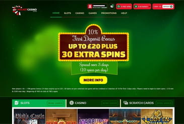 UK Homepage of Pocket Casino
