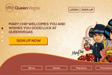 queen vegas casino uk