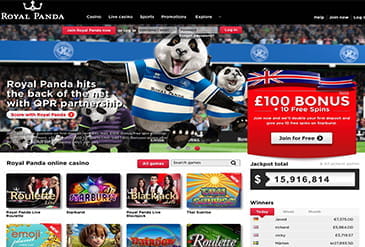 Thumbnail of Homepage of Royal Panda