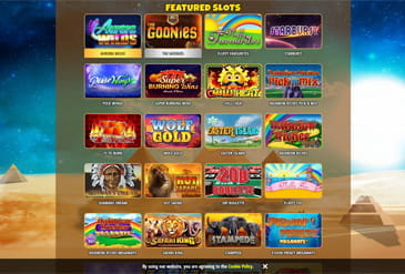 The Game selection of Secret Pyramids