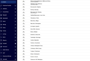 Game Selection at Sky Bet