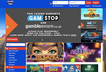 Games Selection at Slots66