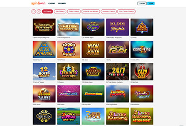 Casino Games of Spin and Win casino.