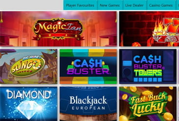 The Game selection of Spins Royale