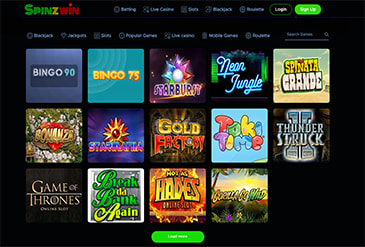 Game Selection at SpinzWin