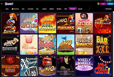 Games selection at Stardust Casino NJ