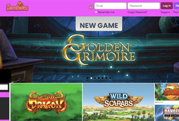 Some of the games available at the Sweet Wins casino