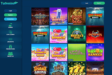 Preview game selection Turbonino