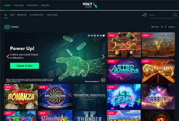 The Homepage of Volt Casino