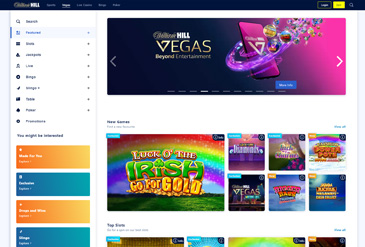 Thumbnail of William Hill casino Homepage
