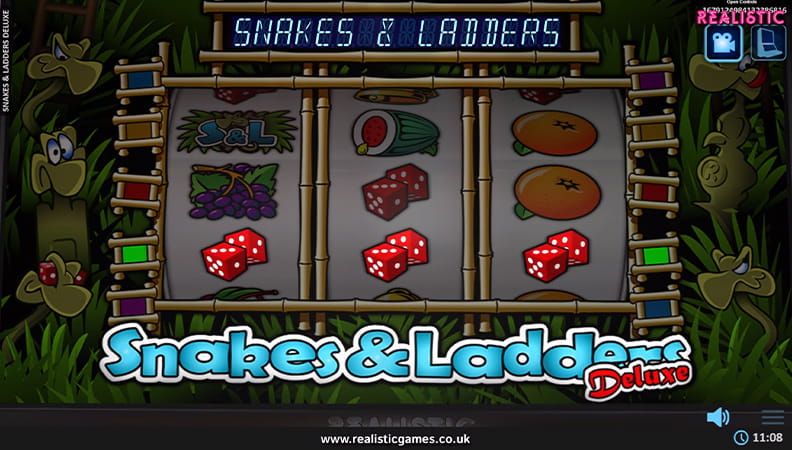 The Snakes and Ladders Deluxe demo game.