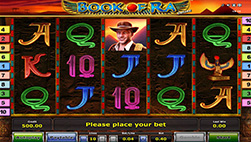 Book of Ra slot demo in Slot Planet Casino